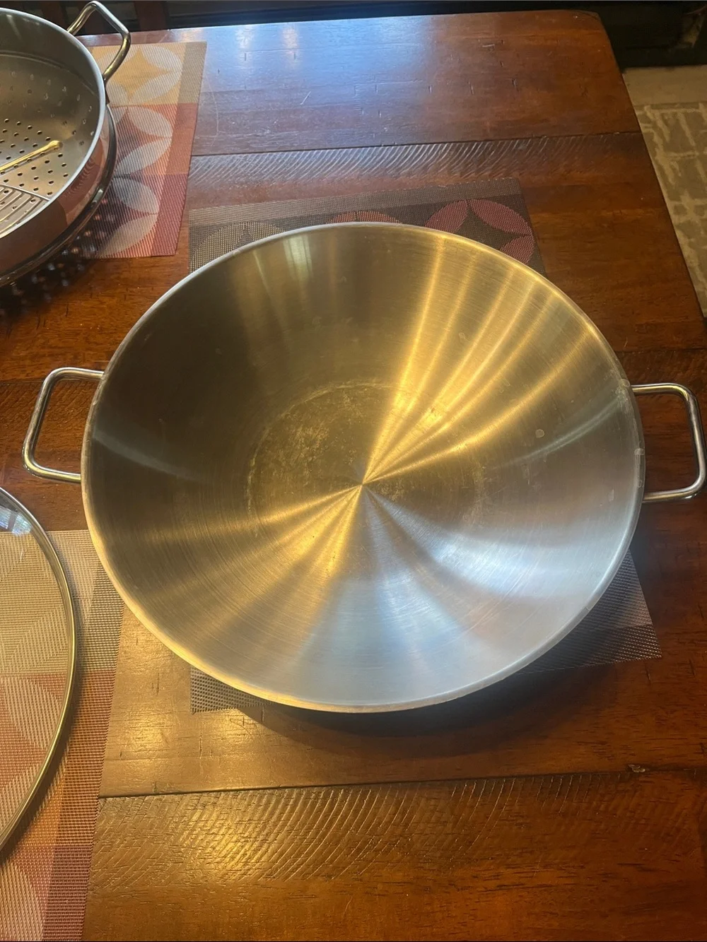 WMF-Stainless Steel Steamer Basket with Glass Lid - Silver